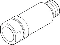Dornbracht Anschlußippel f. WT Wand 0924044401090 100x40x40