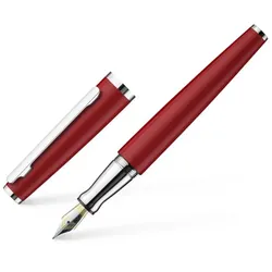Faber-Castell Otto Hutt design06 Füller rot glanz F