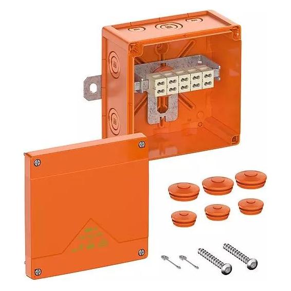 Spelsberg Kabelabzweigkasten WKE 4-Duo 5 x 6qmm Dose, Gehäuse für Montage auf der Wand/Decke 401390 (86741001)