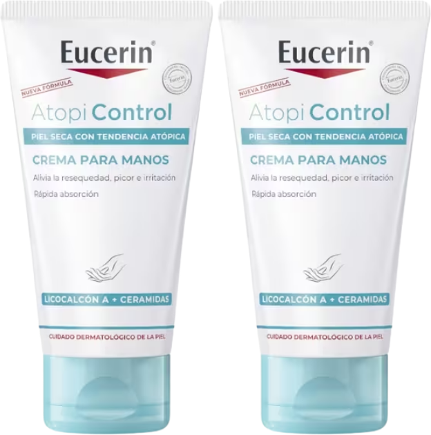 Eucerin AtopiControl Creme de Mãos 2x75ml