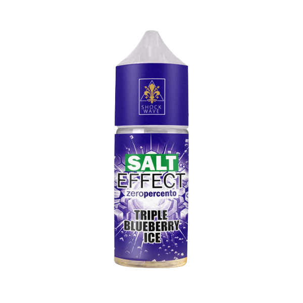 Shock Wave Triple Blueberry Ice Salt Effect Aroma Mini Shot 10ml Mirtillo Ghiaccio