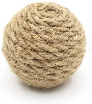 Uplifted Finds Natural Sisal Scratch & Roll Bell Balls 1 Pc