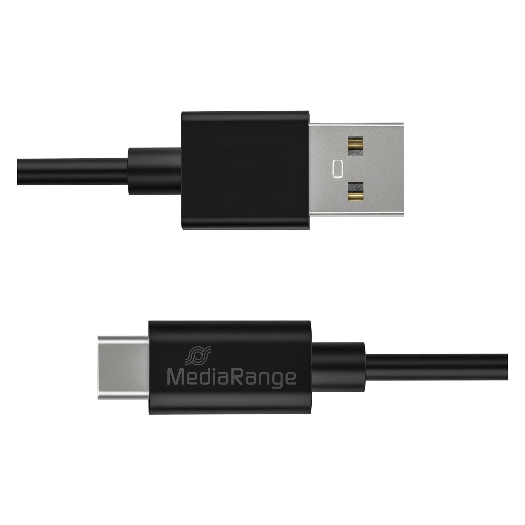 MediaRange Lade- & Datenk. USB 3.0 auf USB Type-C (1.80 m, USB 3.2 Gen 1, 15 W) (MRCS182)