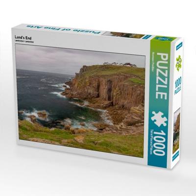 CALVENDO Puzzle Land's End | 1000 Teile Lege-Größe 64 × 48 cm Foto-Puzzle für glückliche Stunden