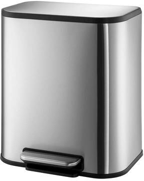 Yun 3.2/5.3/8/13 Gallon Bathroom Trash Can with Lid, Stainless Steel Garbage Can
