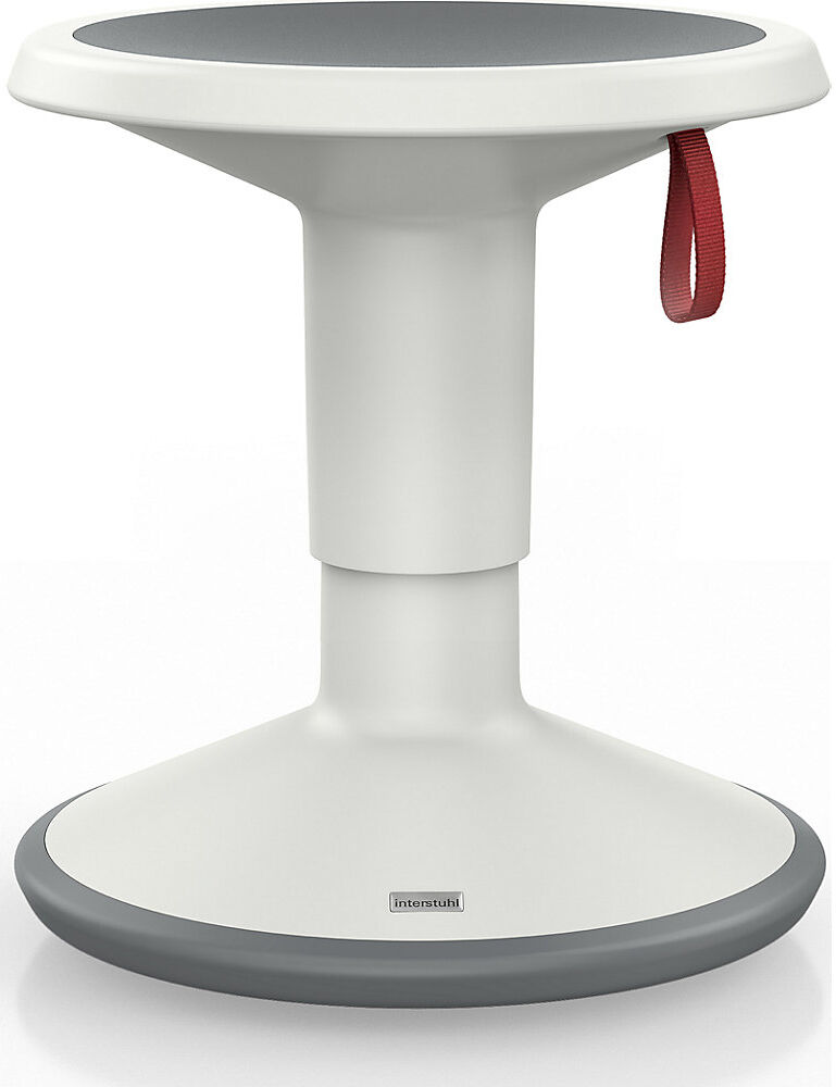 Multihocker UP, höhenverstellbar 375 - 490 mm, grauweiß interstuhl
