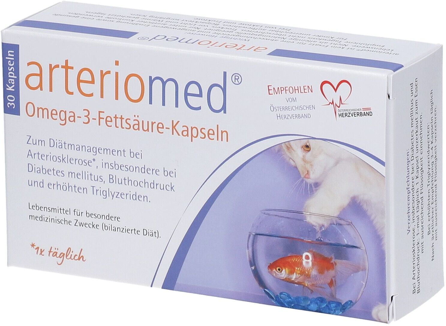 arteriomed® Omega-3-Fettsäure Kapseln 30 St 30 St Kapseln
