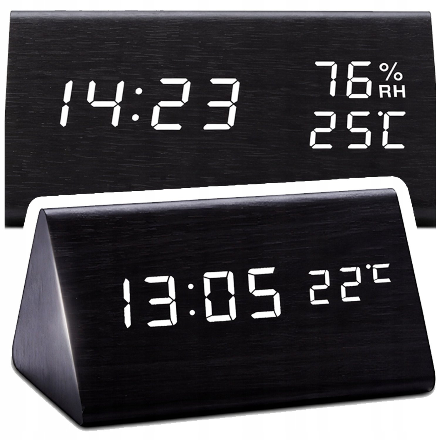Digitale Wekker met LED Display en Thermometer