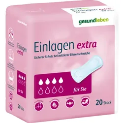 GESUND LEBEN Einlagen extra 20 St