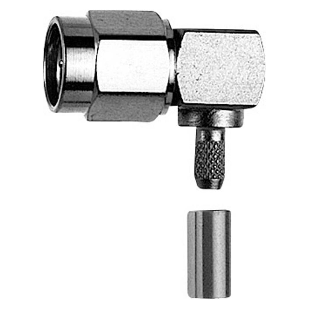 Telegärtner J01150R0061 J01150R0061 SMA-Reverse-Steckverbinder Stecker, gewinkel (J01150R0061)