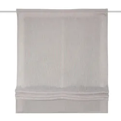 Schmidt Raffrollo Tirian 120 x 140 cm Polyester Grau Taupe