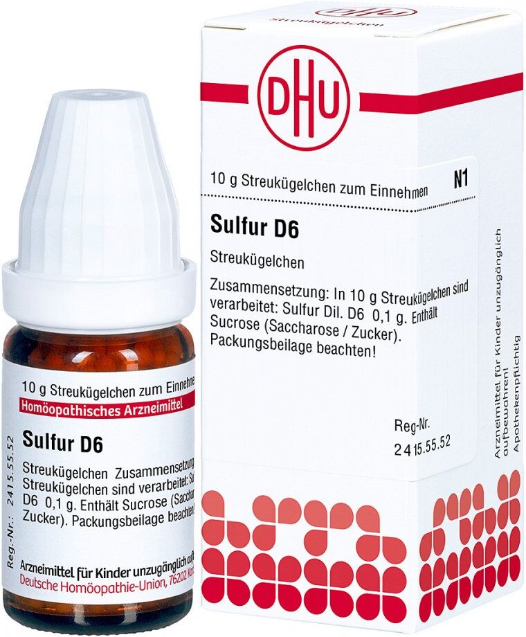 DHU Sulfur D6 Globuli
