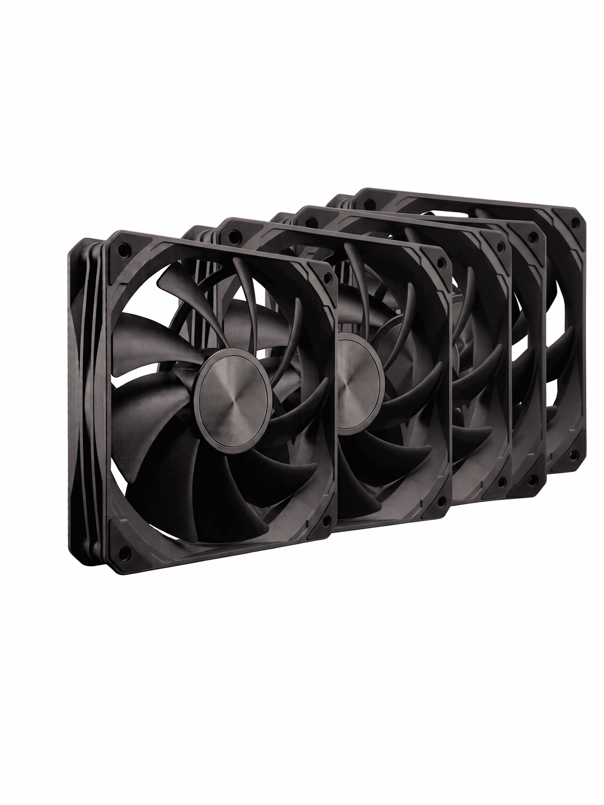 DUTZO F120 Performance (5-pack) - Gehäuselüfter - 120mm - Schwarz - 33 dBA
