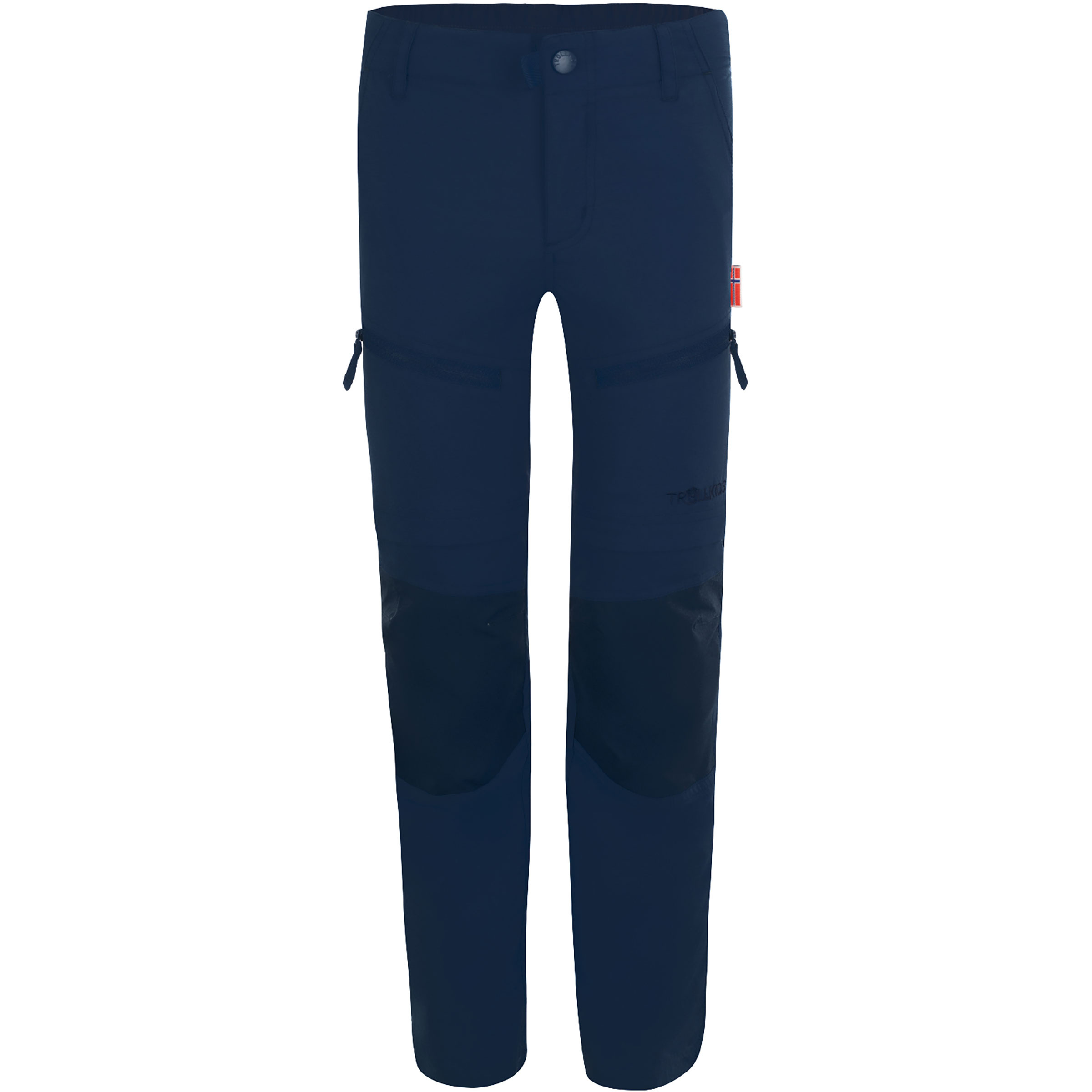 Trollkids Nordfjord Zip-off Hose Kinder Zip-Hosen blau Größe 164 Camping