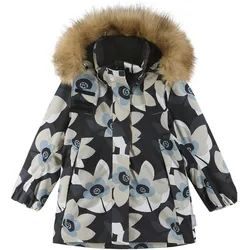 Reima, Mädchen, Skijacke, tec Winterjacke Muurame (128), Schwarz