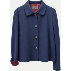 Blazer-Jacke mit Umlegekragen Blau 38