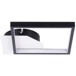 Deckenleuchte Deckenlampe Wohnzimmerleuchte Schlafzimmerleuchte schwarz L 21,6cm