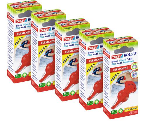 Tesa Nachfüllkassette Kleberoller ROLLER Permanent ecoLogo 8.4mm 14m Permanent haftend nachfüllbar: Nein 59110 5St.