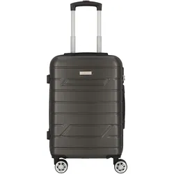 Nowi Bergamo 4 Rollen Kabinentrolley 56 cm, Koffer, Türkis