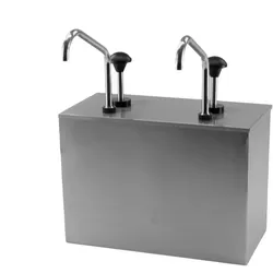 GVK ECO 2x 3L Saucenspender, Ketchup- Mayonnaise- und Senfspender aus Edelstahl
