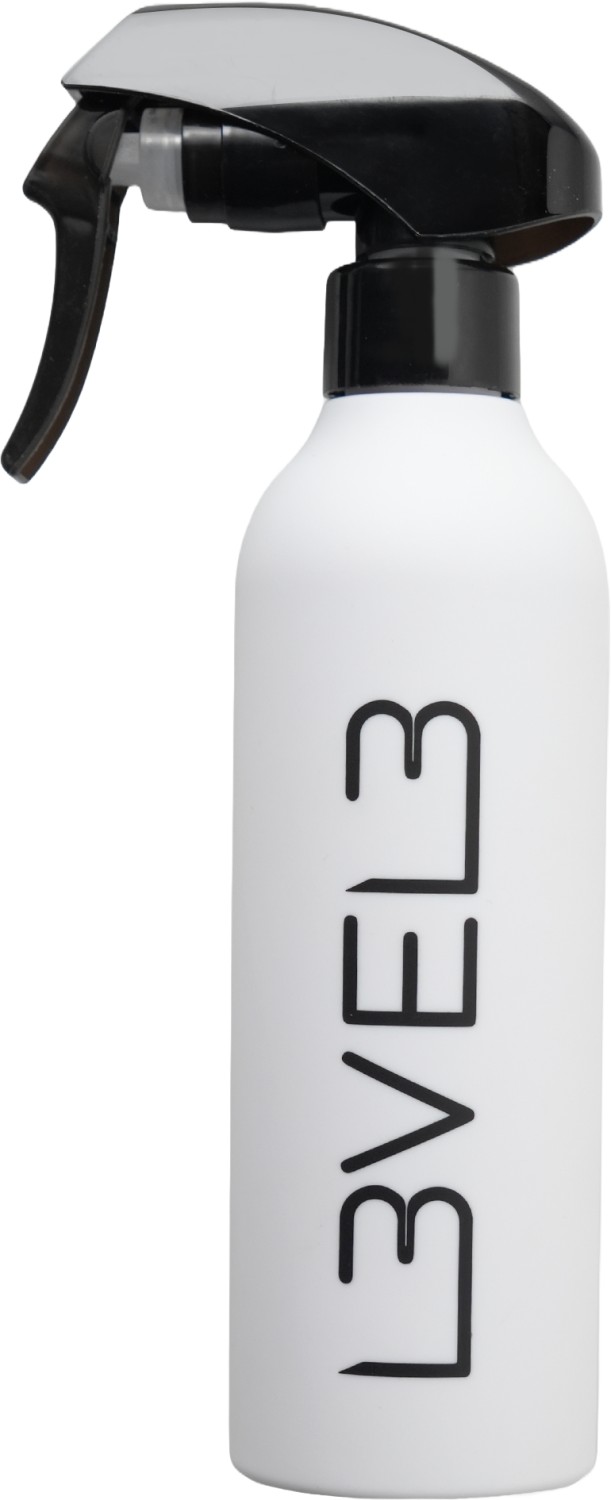 L3VEL3 Gummierte Sprühflasche Weiß LV30220