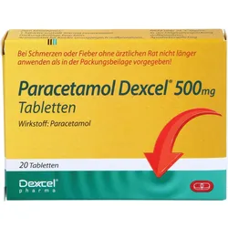 Paracetamol Dexcel 500 mg Tabletten 20 ST
