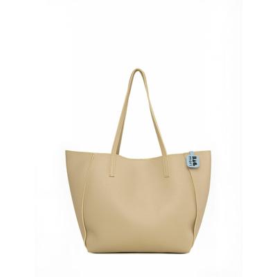 Handtasche BAGMORI "BAG mori Bag Bagmori Tote Bag", Damen, Gr. onesize, mink, Obermaterial: 100% Polyethylen, Taschen Handtasche
