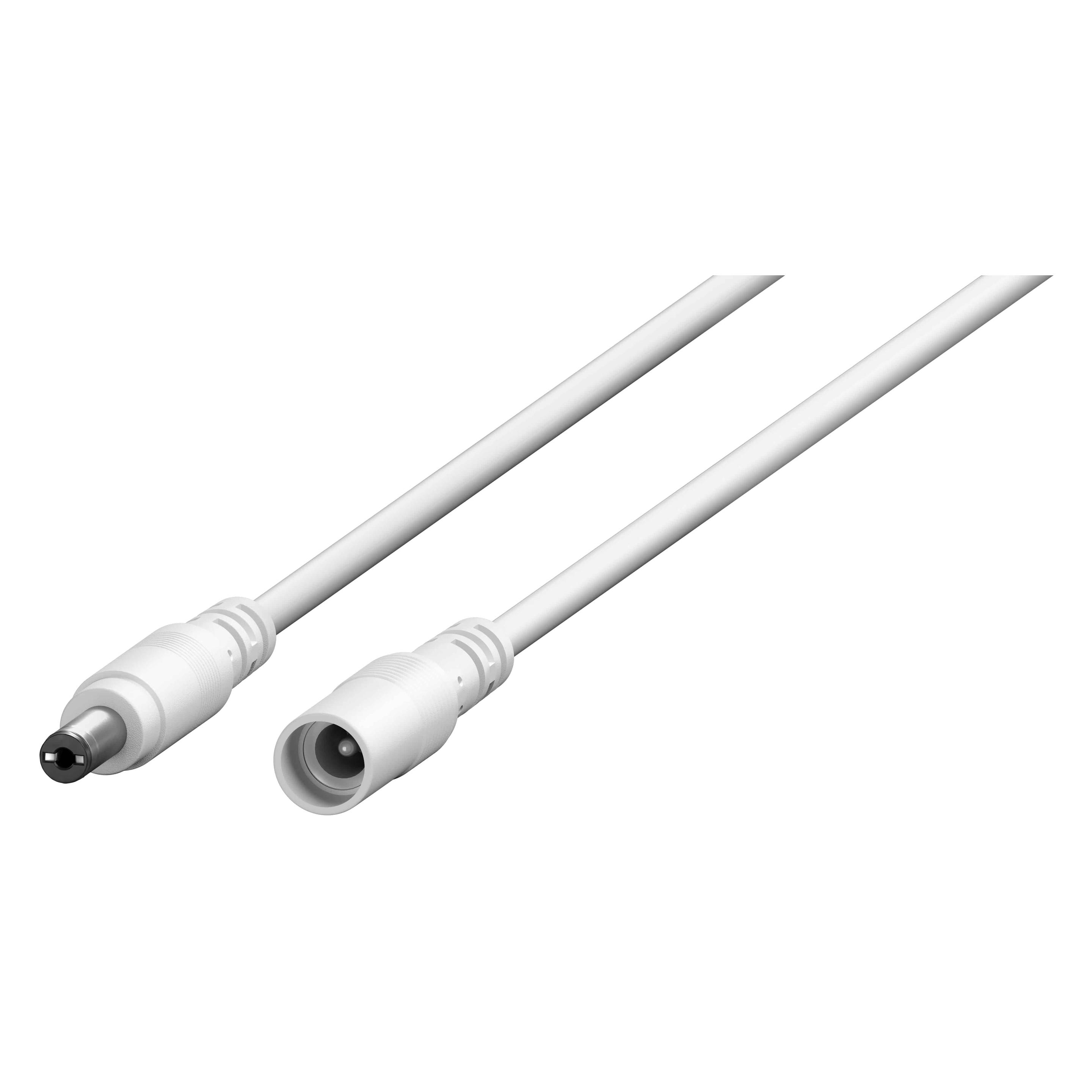 Goobay DC-Verlängerungskabel, 3 m, weiss (3 m) (76679)