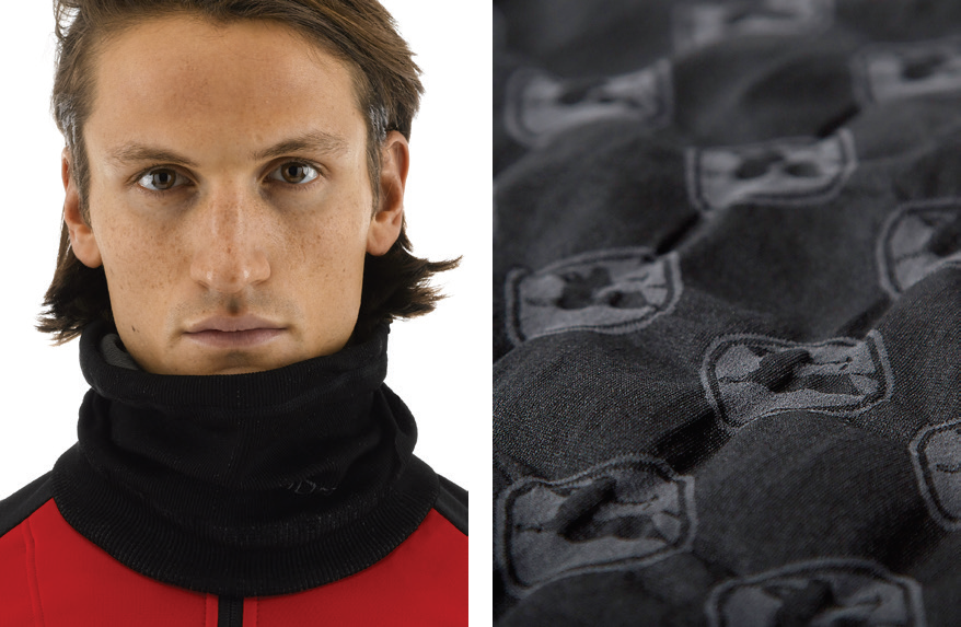Giordana Polypro Halsvarmer – Grå/sort, Onesize - Onesize