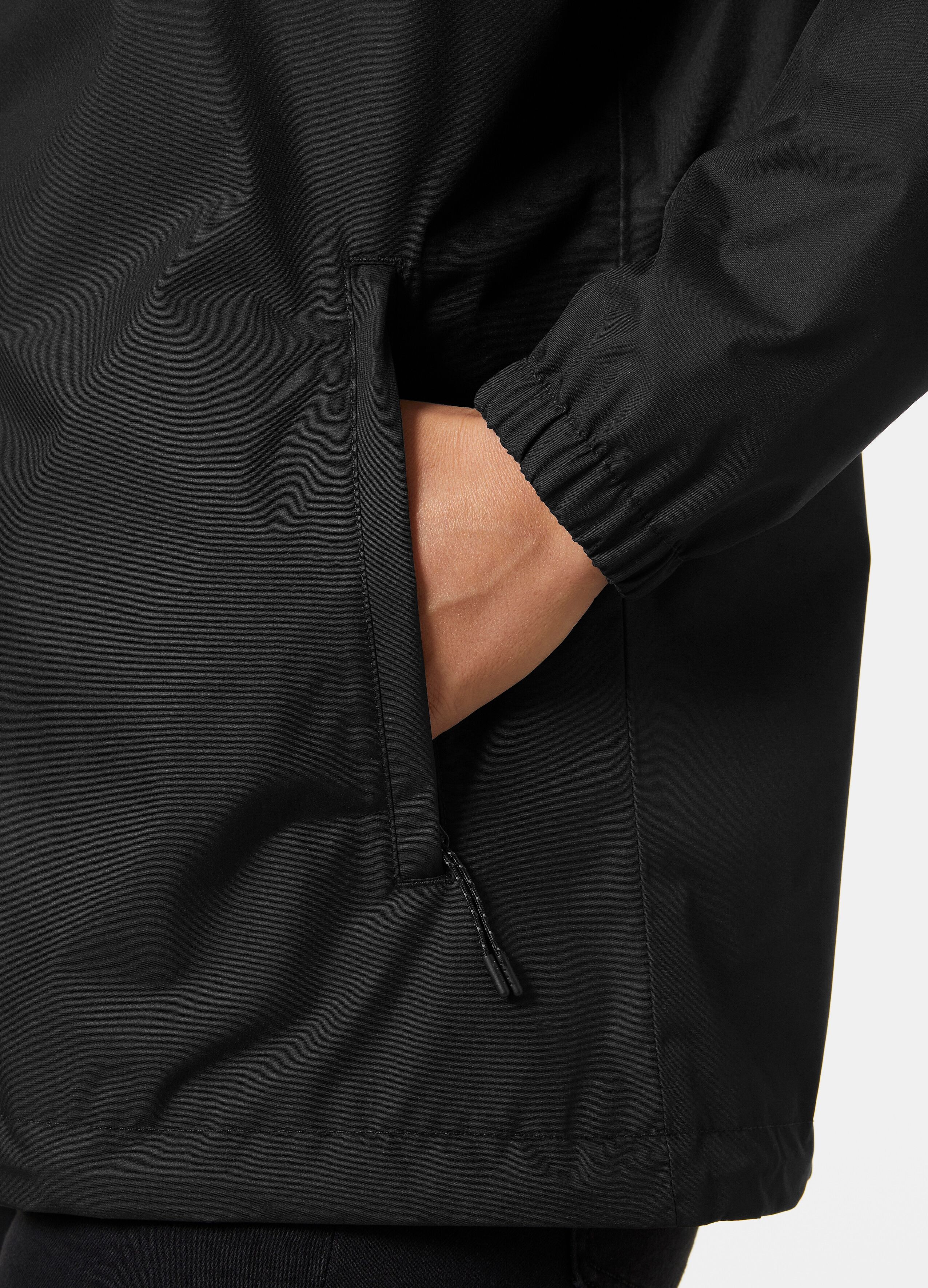 Regenjacke HELLY HANSEN "W VANCOUVER RAIN JACKET", Damen, Gr. S, schwarz, Obermaterial: 100% Polyester, normal, Jacken Regenjacke, Atmungsaktiv, wasser- und winddicht schwarz S