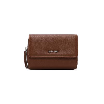 Geldbörse SURI FREY "Geldbörse SFY Tiffy", Herren, braun (schwarzcognac 790), Obermaterial: 60% Polyurethan PU. 40% Polyester PES., Kleinlederwaren