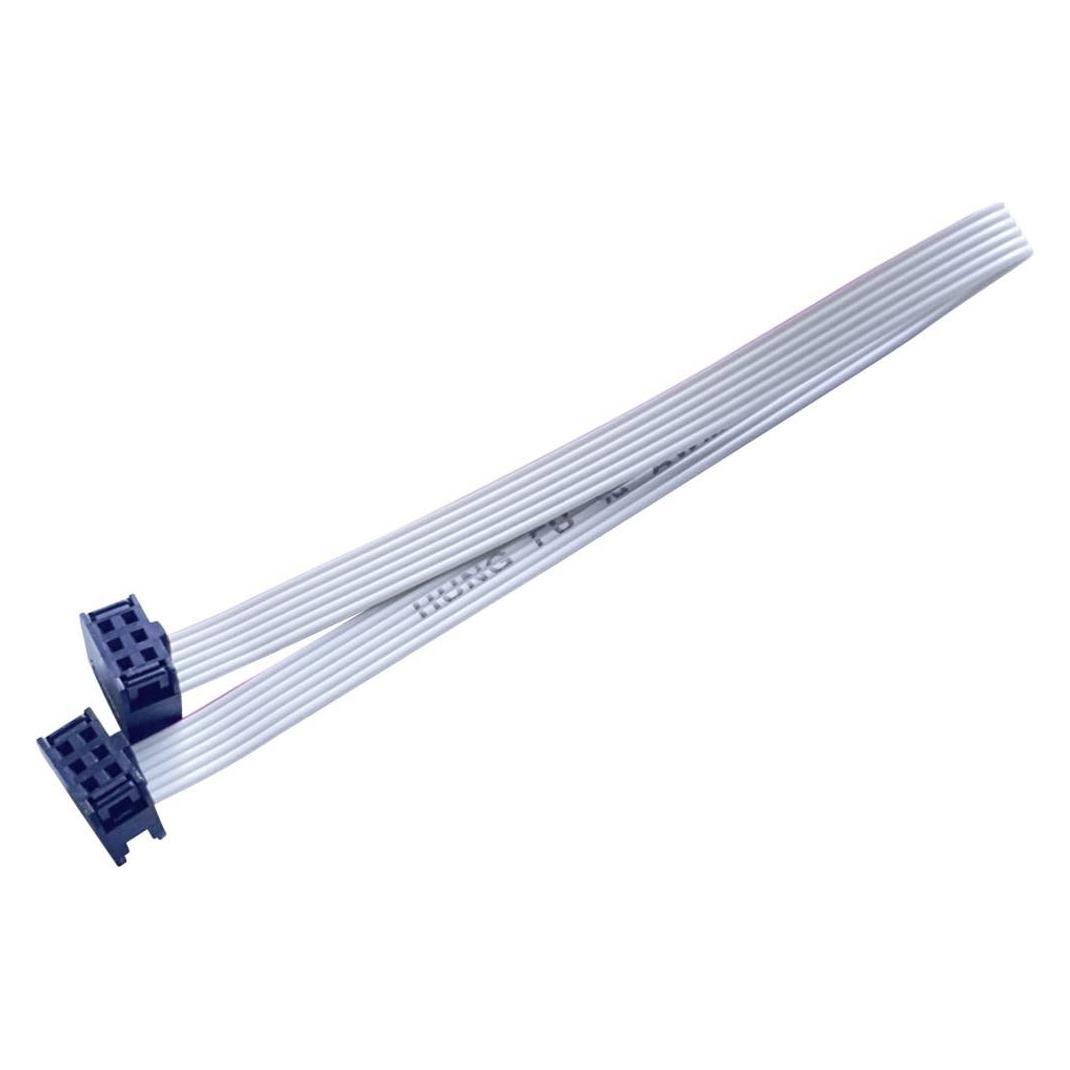 BKL Electronic 10120666 Flachbandkabel Rastermass: 1.27 mm 6 x 0.08 mm² Grau 1 St (10120666)