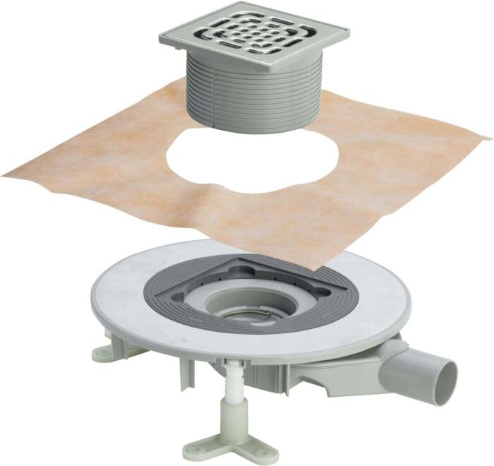 Viega Advantix Top Badablauf  4914.21 669263 in DN50 Kunststoff grau