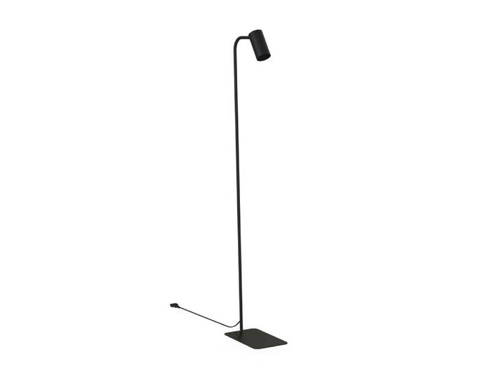 Strakke zwarte leeslamp Mono Lyora - 7707