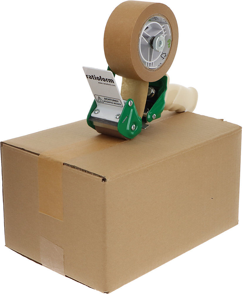 Packband, aus Papier, VE 6 Rollen, braun, Bandbreite 50 mm, ab 18 VE ratioform