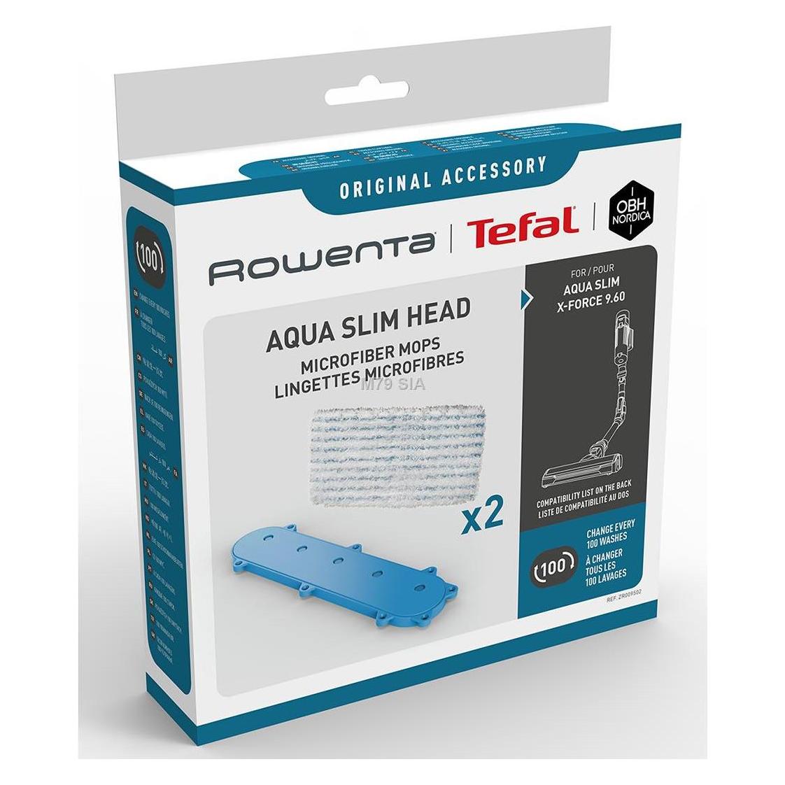 Tefal Microfiber mops for Aqua Head ZR009602 (ZR009502)