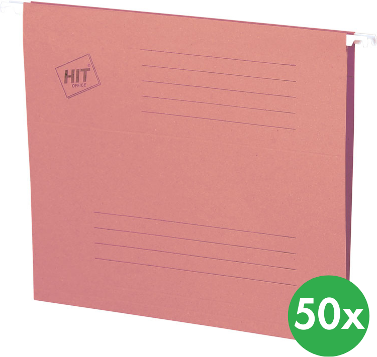 HIT Office Hängemappen A4, rosa 50 Stk.