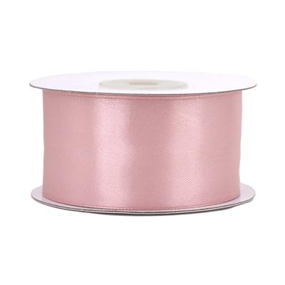 Creativery 38mm Satinband 25m Schleifenband Geschenkband Dekoband Breites Stoffband Altrosa
