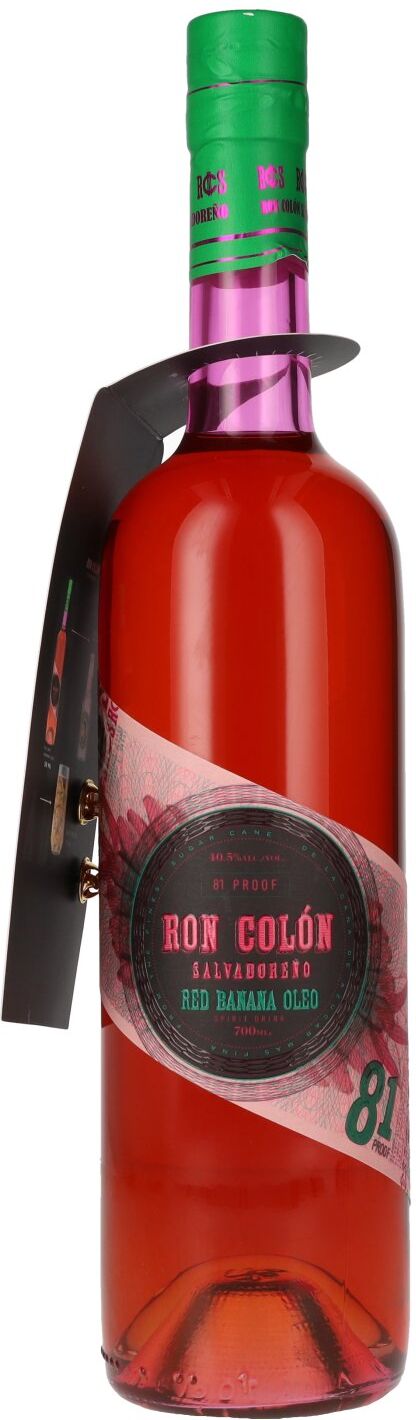 Ron Colón Salvadoreño RED BANANA OLEO 40,5% Vol. 0,7l