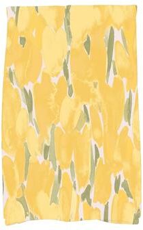 E by Design Tulip Blossom 18 x 30 inch Floral Kitchen Towel