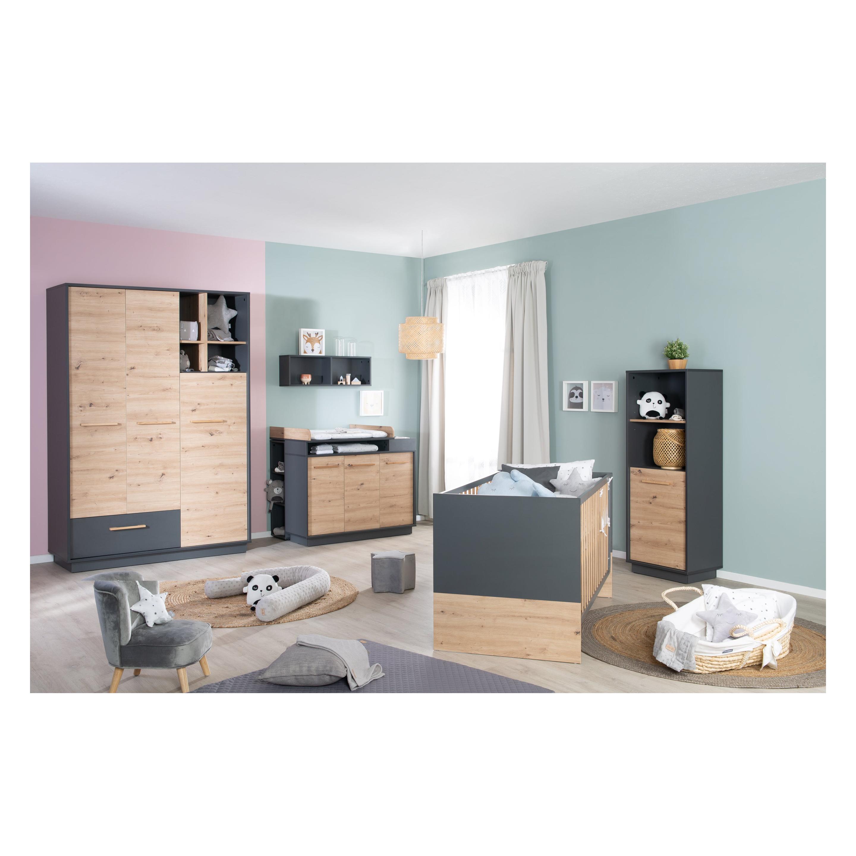 Roba Lenn (Babybett, Kinderkleiderschrank, Wickelkommode) (1012849)