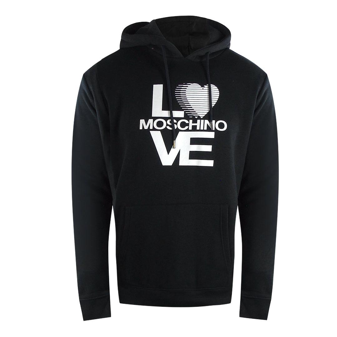 Moschino Bold Love Logo Hoodie In Schwarz
