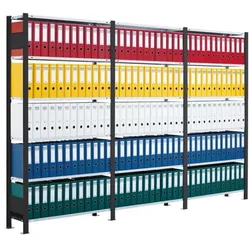 SCHULTE Lagertechnik Grundregal »Duo breit« mit 6 Böden, 100x200x60 cm