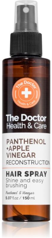 The Doctor Panthenol + Apple Vinegar Reconstruction après-shampoing sans rinçage en spray au panthénol 150 ml