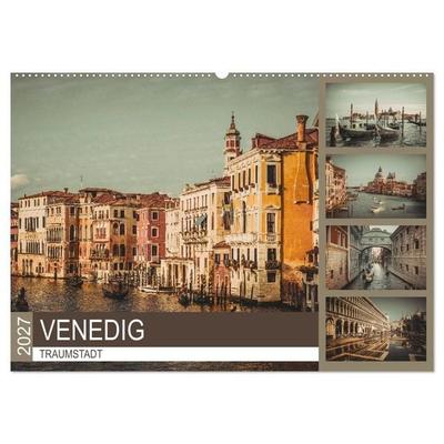 Traumstadt Venedig (Wandkalender 2027 DIN A2 quer), CALVENDO Monatskalender