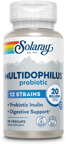 Solaray Multidophilus 12-20 Billion 50 Vegetable Capsules