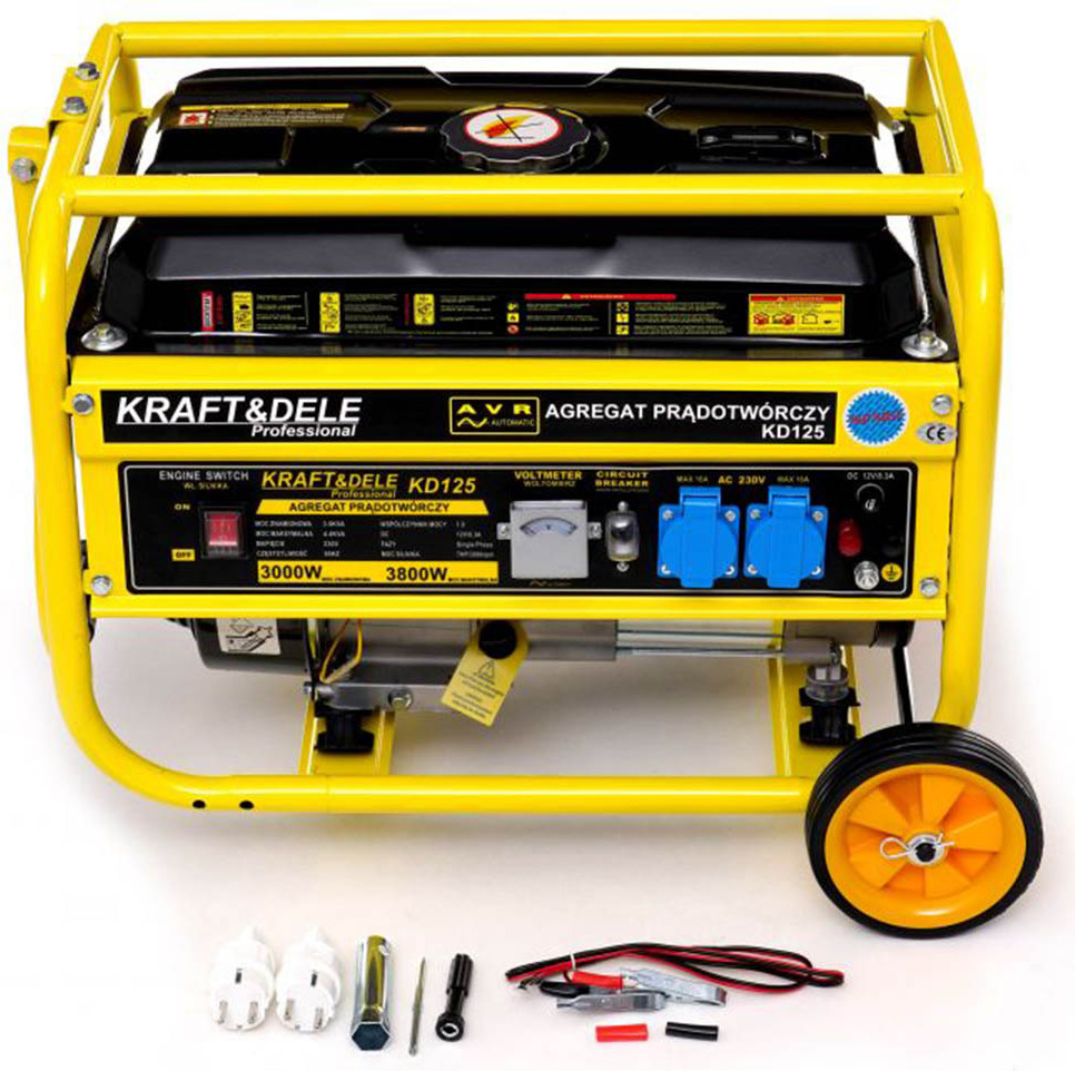 Kraft & Dele Stromerzeuger 3800W 12V/230V KD125