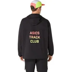 ASICS Unisex ATC RELAXED PULLOVER JACKET RELAXED, Größe L in Schwarz Schwarz