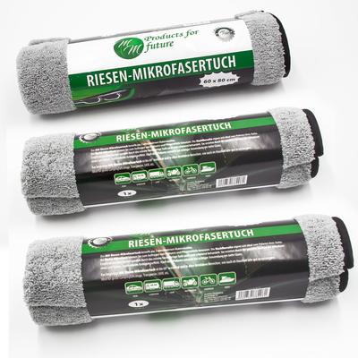 Products For Future 3x Riesen-Mikrofasertuch 60 x 80 cm [Hersteller-Nr. MF-XXL206]