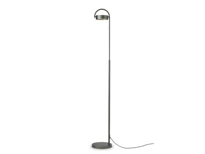 Holtkötter Stehleuchte Favor S, drehbar, LED-Leselampe, Tastdim